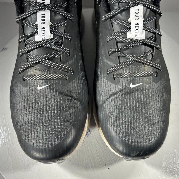 Nike React Infinity Tour Next% Mens Golf Shoes Cleats Size 9.5 Black Sneakers main image 11